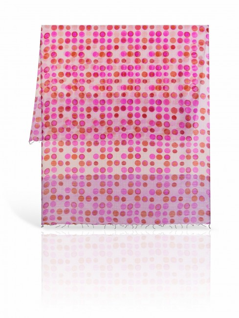 Палантин Женский SW-POLKA/PINK
